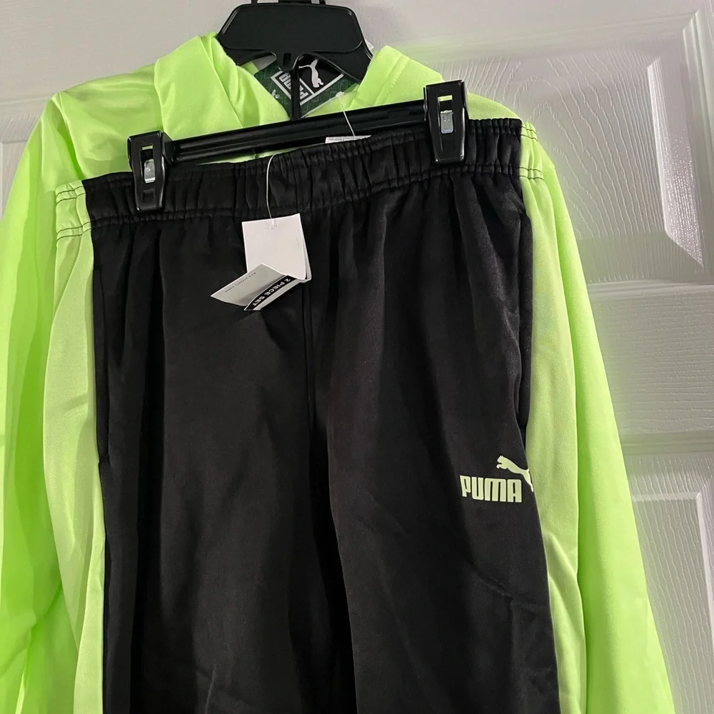 Puma 2 Piece Youth Size Large Active‎ Wear New W/Tags Fizzy Apple Green W…